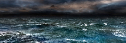 Sea during storm